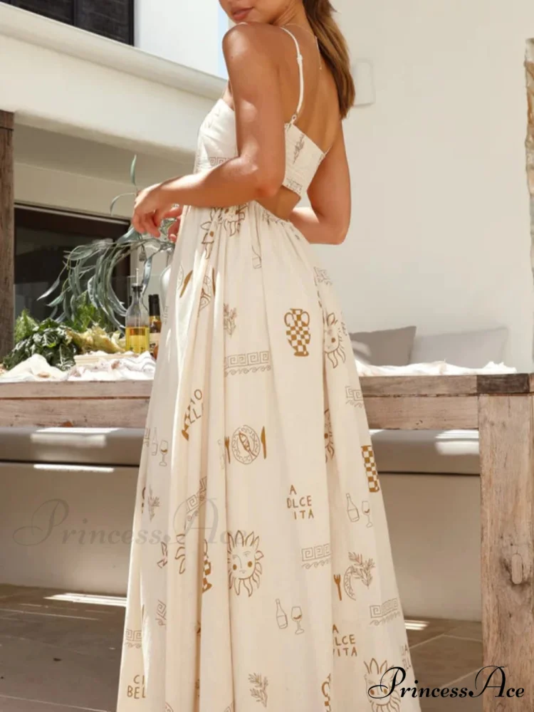 Chill Vibes Open-Back Charming Spaghetti Strap Maxi Dress - Image 3