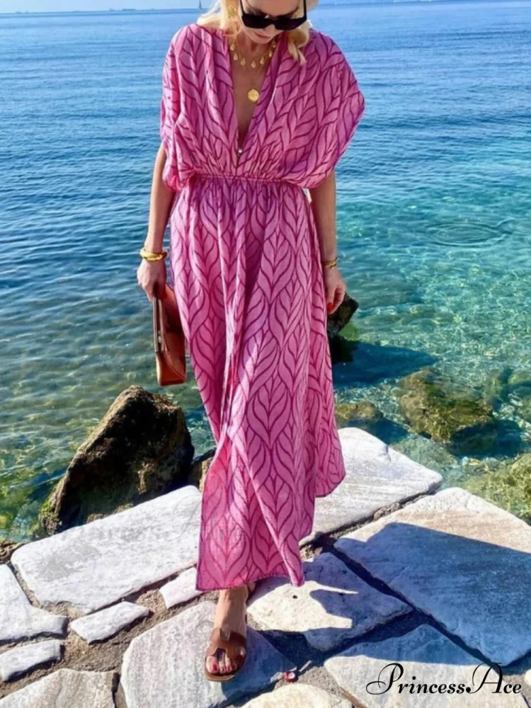 Printed Resort Stylish Maxi Dress - Image 2