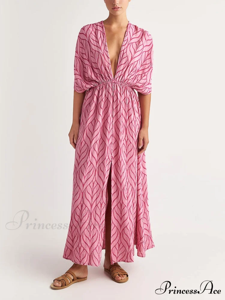 Printed Resort Stylish Maxi Dress - Image 3