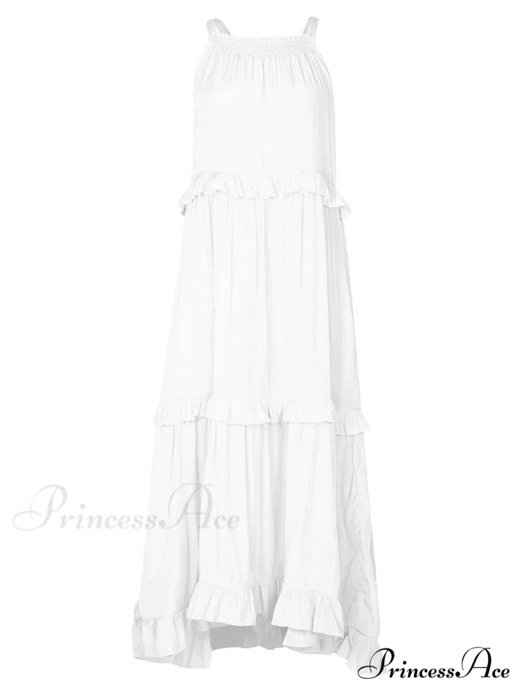 Irregular Cake Stylish Sleeveless Maxi Dress - Image 12
