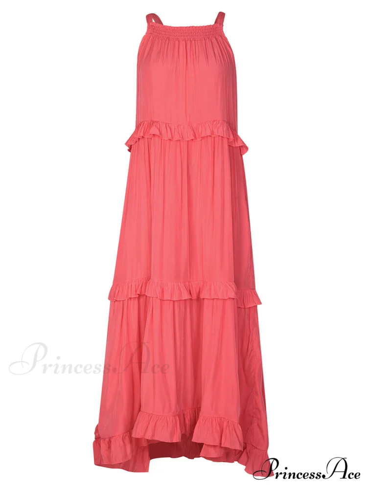 Irregular Cake Stylish Sleeveless Maxi Dress - Image 4