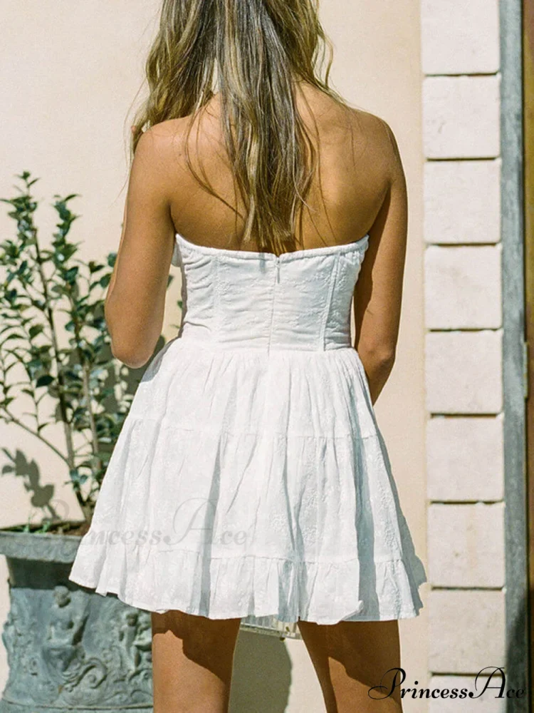 Special Holiday Stylish Lace Mini Dress - Image 5