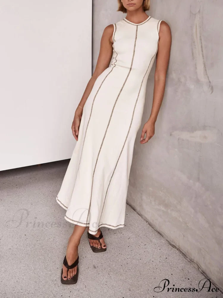 Special Ribbed Stylish Midi Dress - Image 4