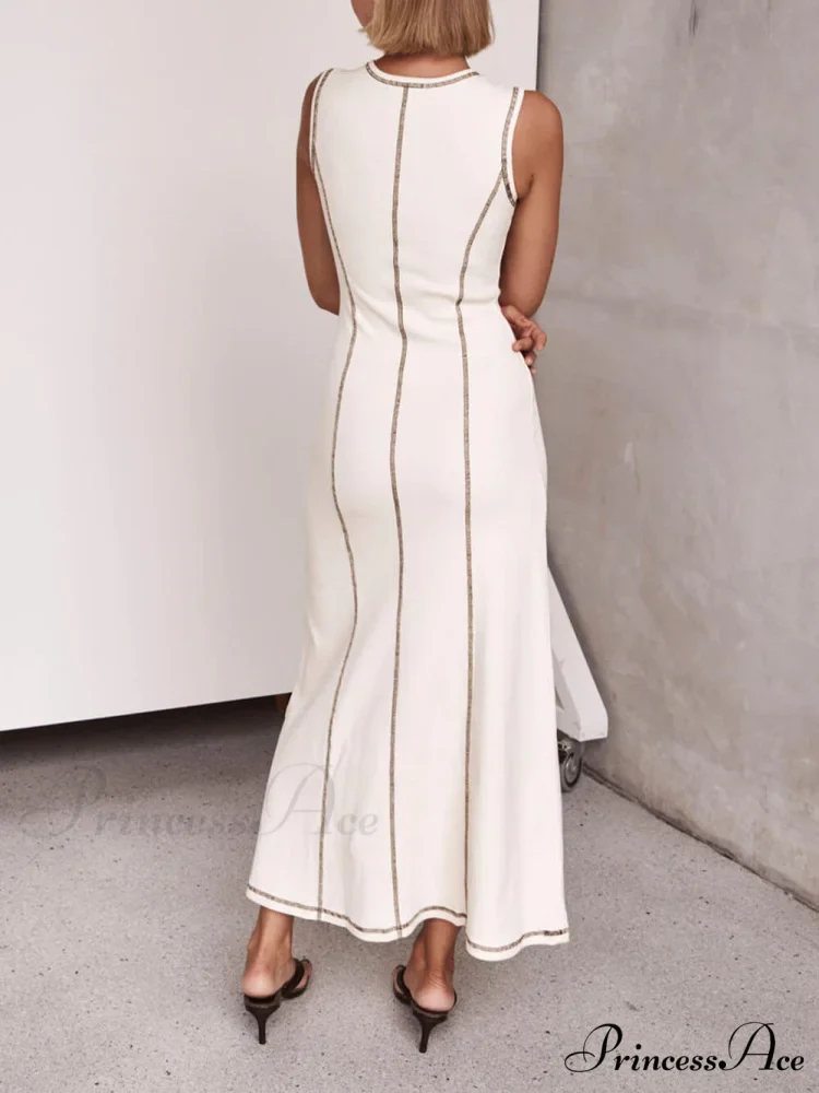 Special Ribbed Stylish Midi Dress - Image 5