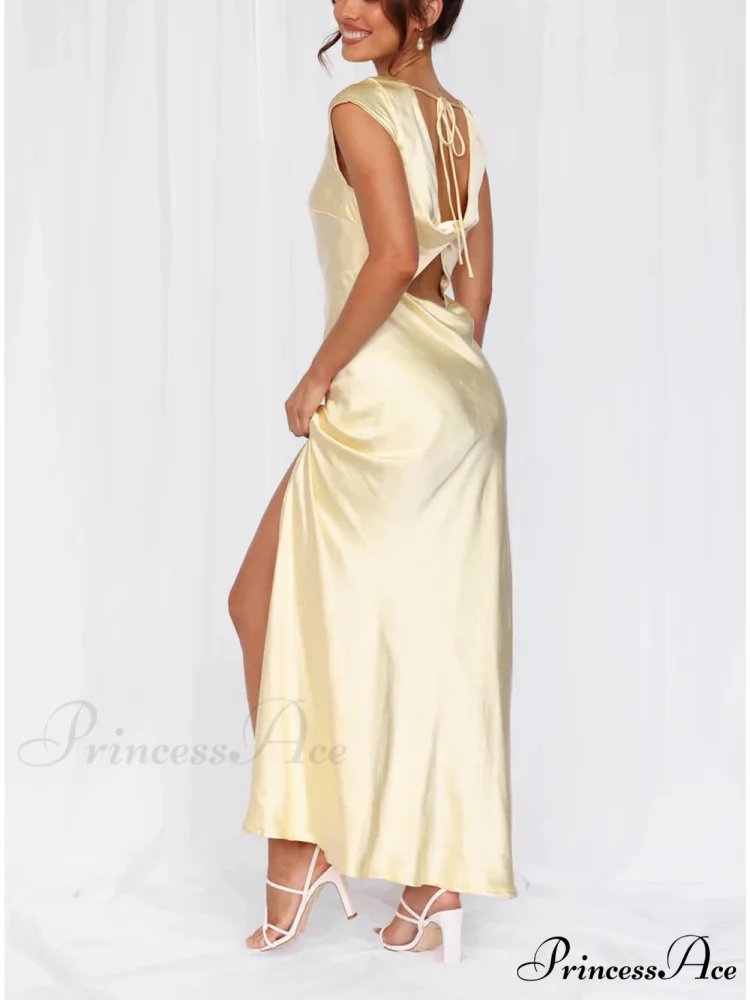 Spring And Summer Charming Fishtail Dress Mid-Length Dress - Image 4