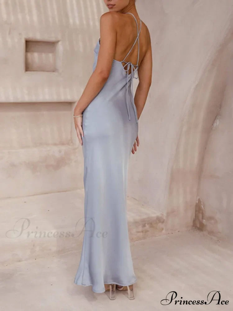 Unique Neckless Stylish Backless Maxi Dresses - Image 8