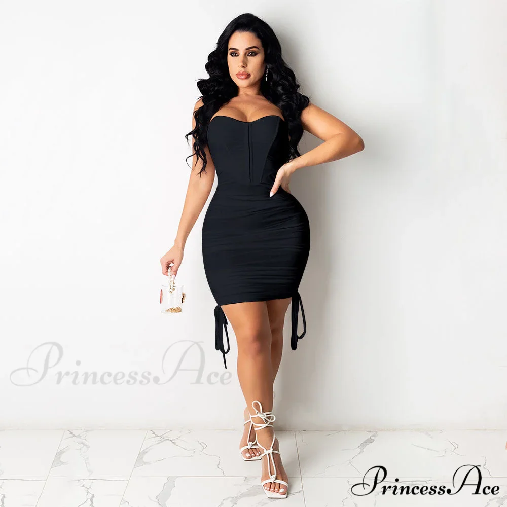 Stunner Status Stylish Strapless Mini Dress - Image 3