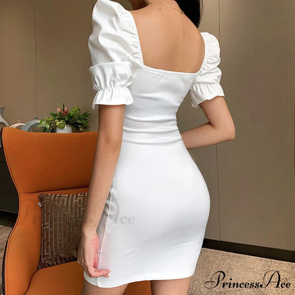 Sweet Moments Puff Charming Sleeve Mini Dress - Image 5