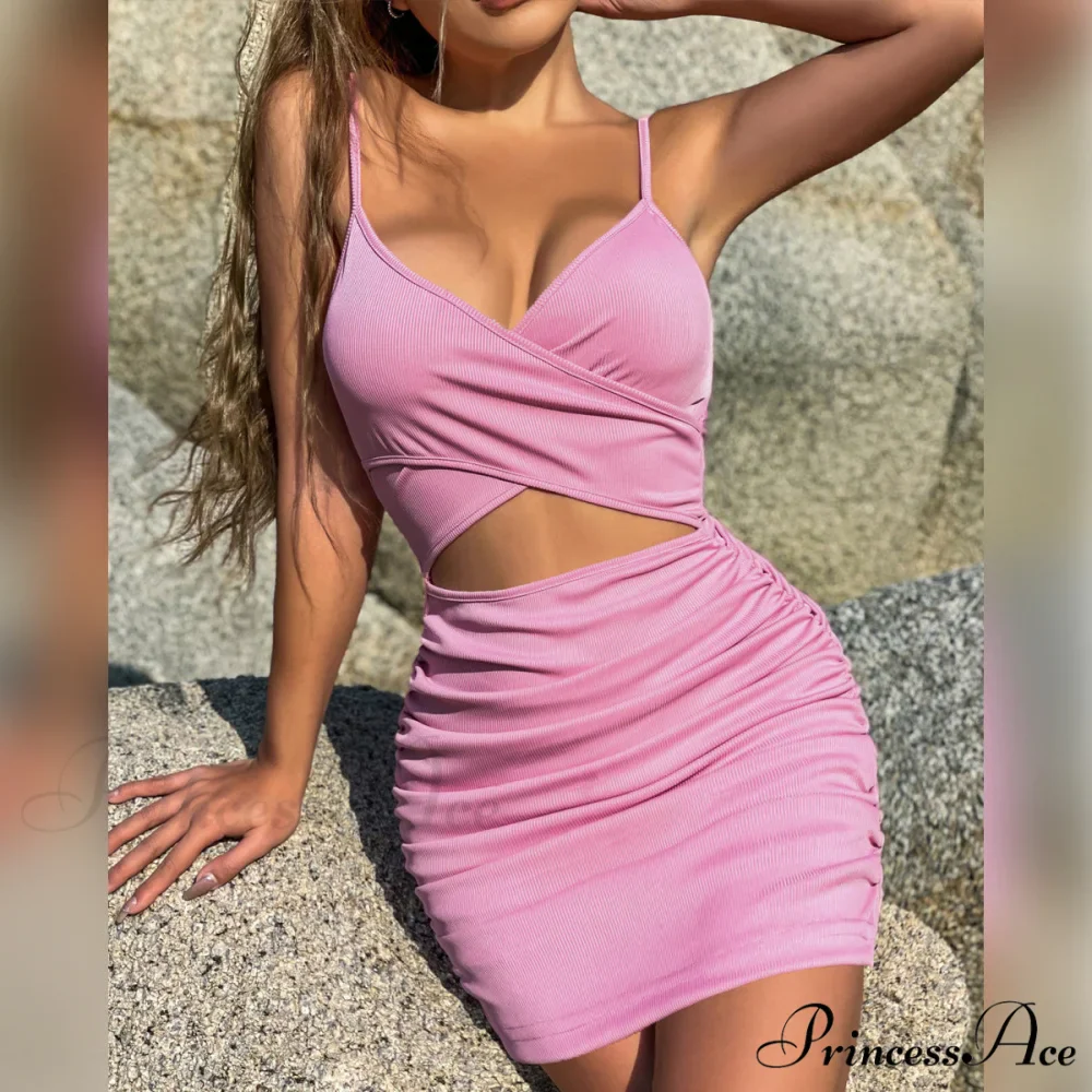 Total Dream Stylish Satin Mini Dress - Image 10