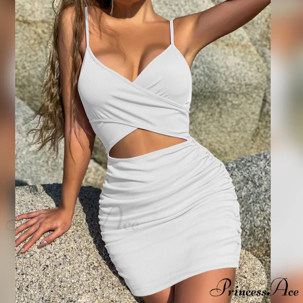 Total Dream Stylish Satin Mini Dress - Image 2