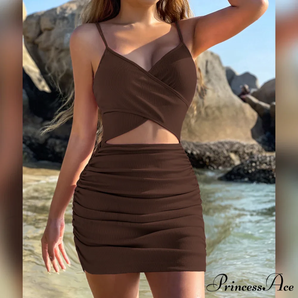 Total Dream Stylish Satin Mini Dress - Image 7
