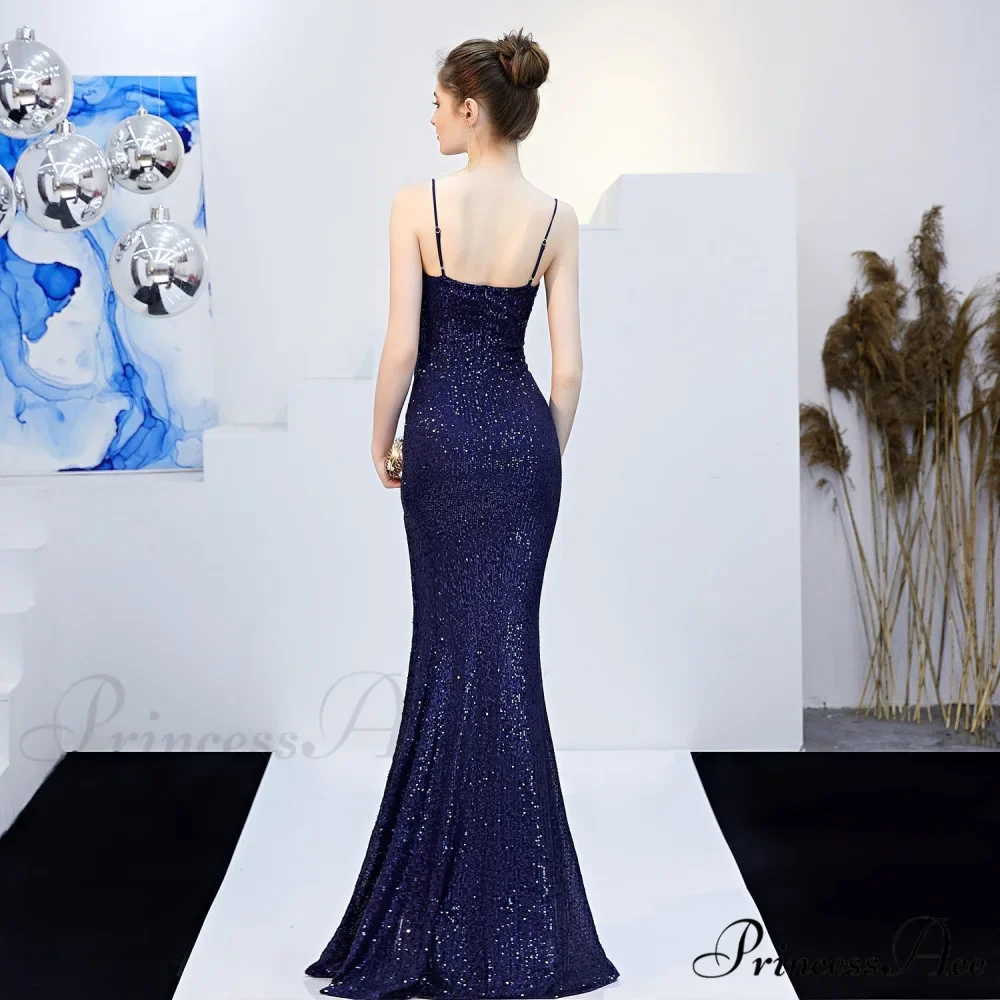Emma sequined Stylish Formal slit dress - Image 15