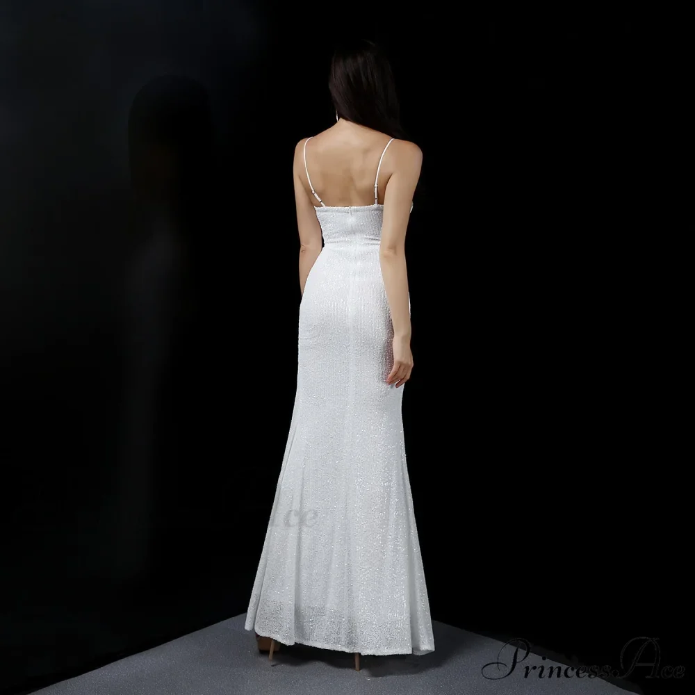 Emma sequined Stylish Formal slit dress - Image 19