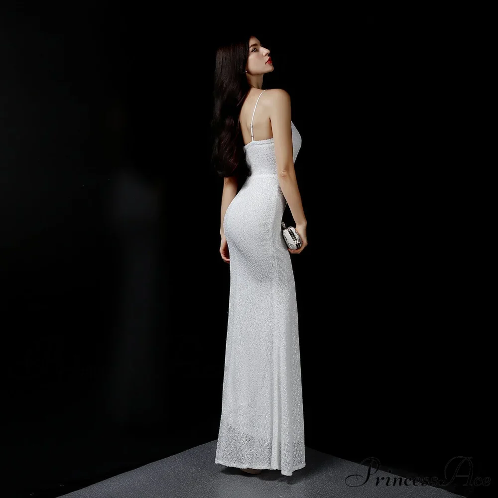 Emma sequined Stylish Formal slit dress - Image 20