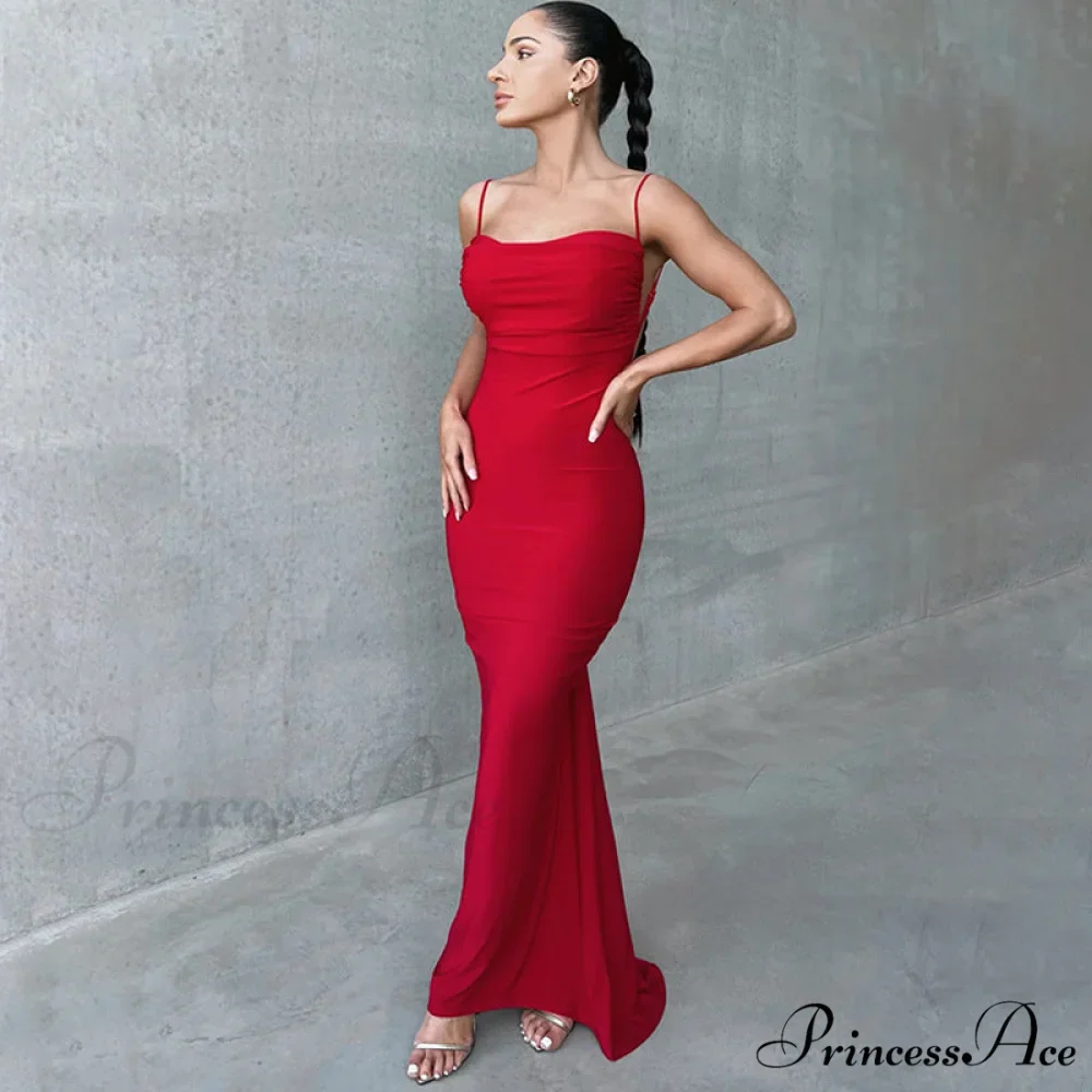 Mikayla Formal Stylish Backless Mermaid Dress - Image 4