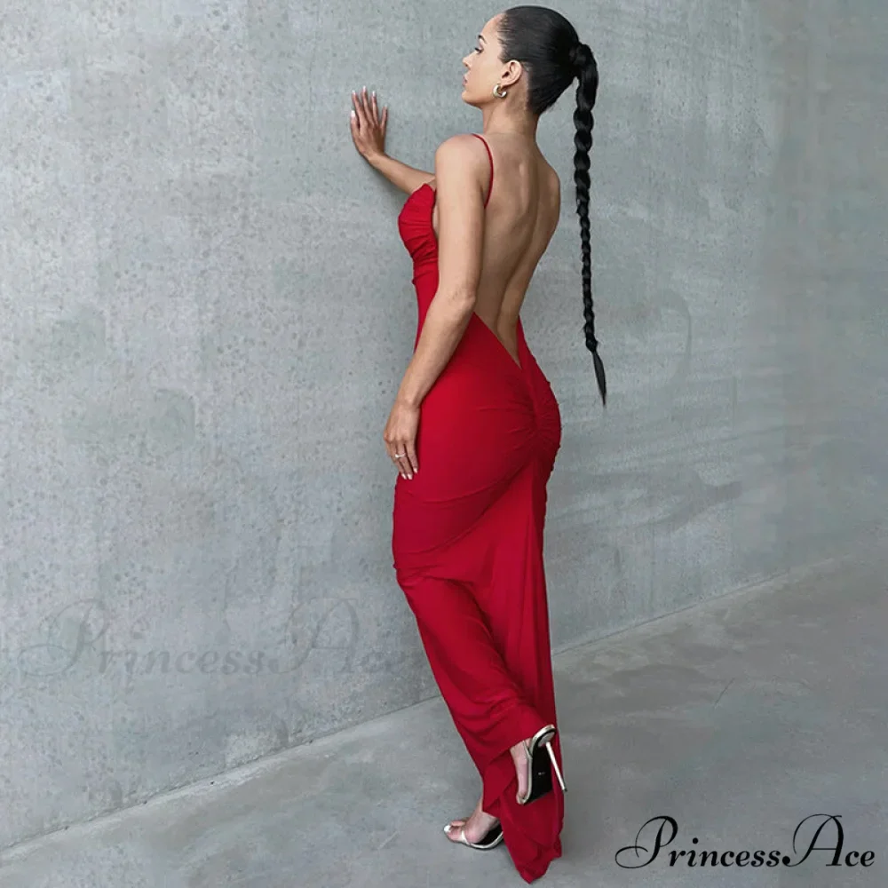 Mikayla Formal Stylish Backless Mermaid Dress - Image 5