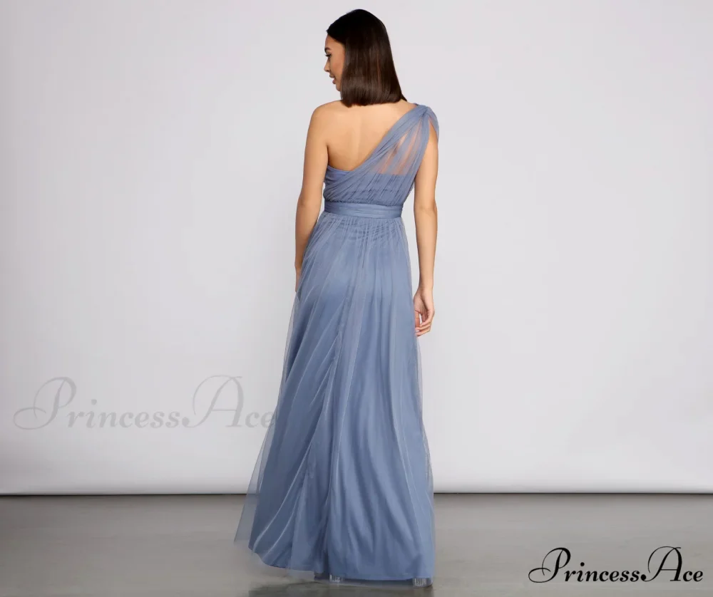 Rebecca Tulle Stylish A-Line Formal Dress - Image 2