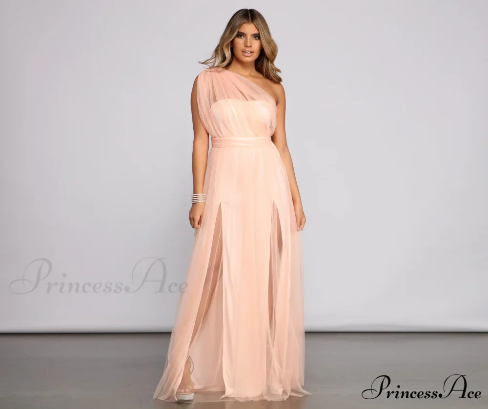 Rebecca Tulle Stylish A-Line Formal Dress - Image 6