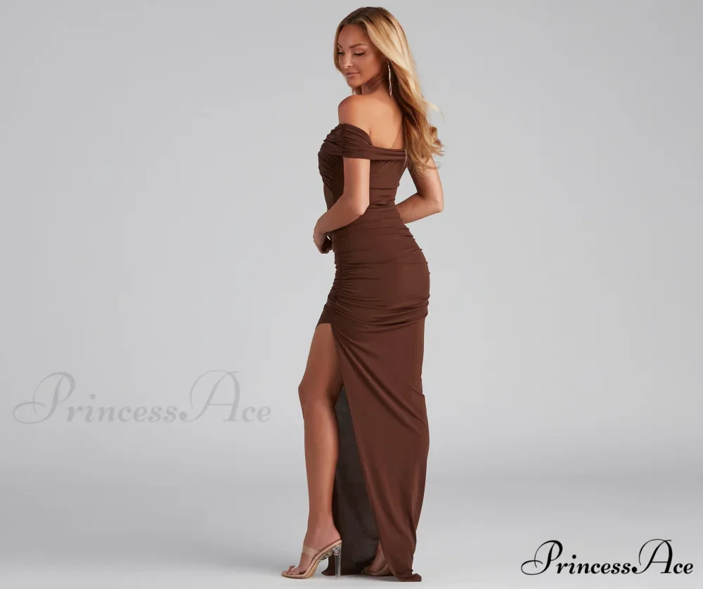Catalina Twist Front Charming Maxi Formal Dress - Image 2