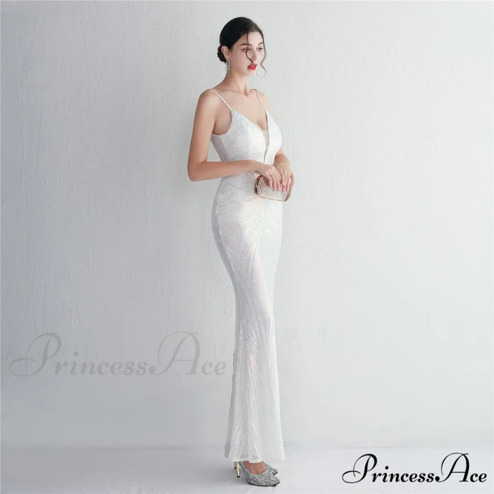 Liana Formal Sequin Charming Scroll Mermaid Dress - Image 6