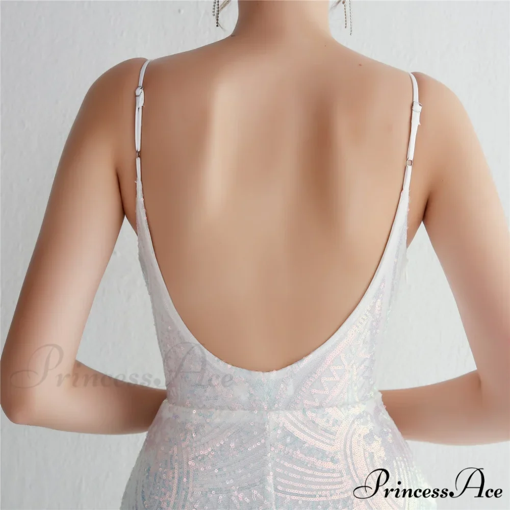 Liana Formal Sequin Charming Scroll Mermaid Dress - Image 8