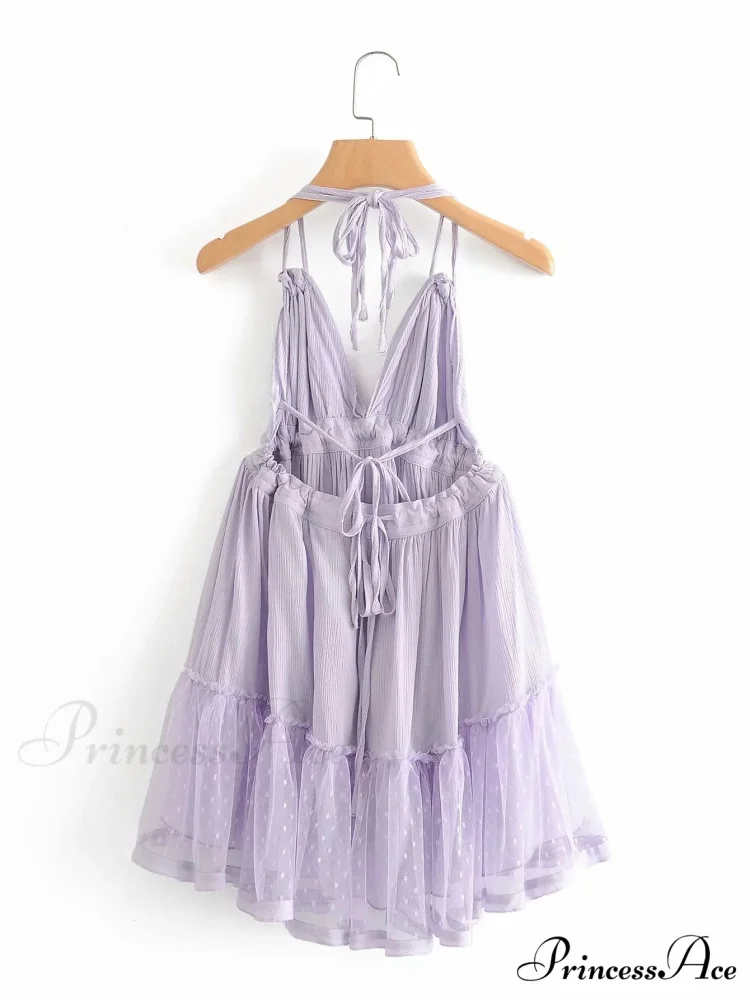 Weekend Getaway Stylish Linen Skater Dress - Image 7