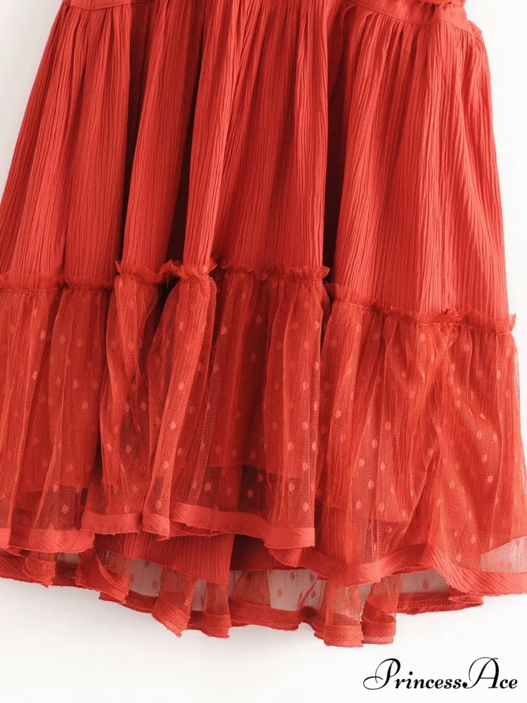 Weekend Getaway Stylish Linen Skater Dress - Image 9