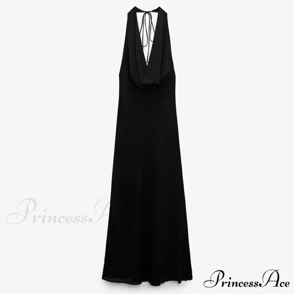 Luna Halter Stylish A-Line Formal Dress - Image 5