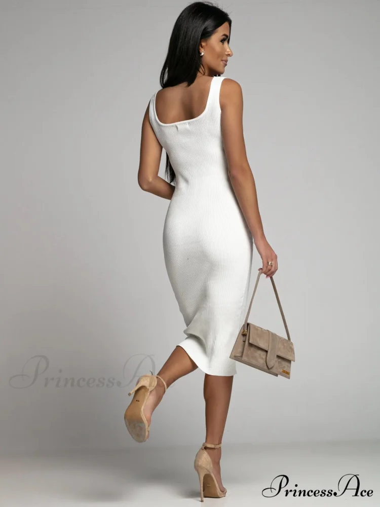 Allure Them All Scoop Graceful Neck Tank Midi Dress - Image 2