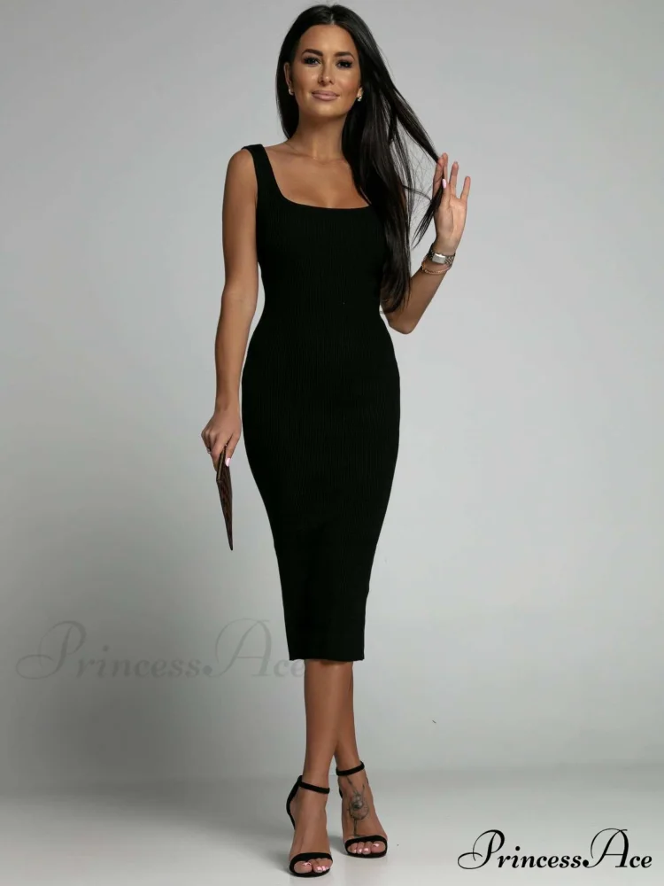 Allure Them All Scoop Graceful Neck Tank Midi Dress - Image 9