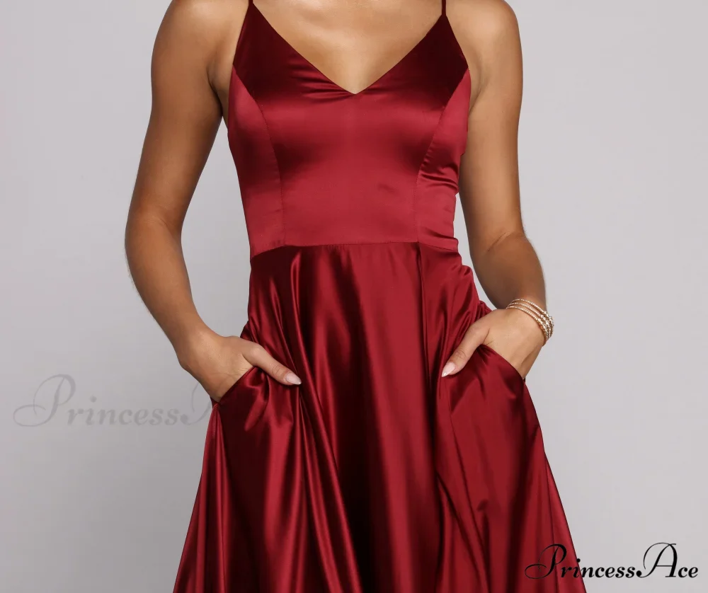 Juliet Formal Stylish High Slit Dress - Image 3