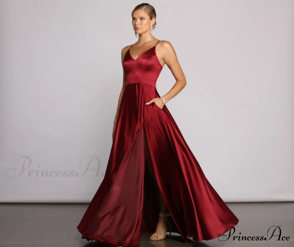Juliet Formal Stylish High Slit Dress - Image 4