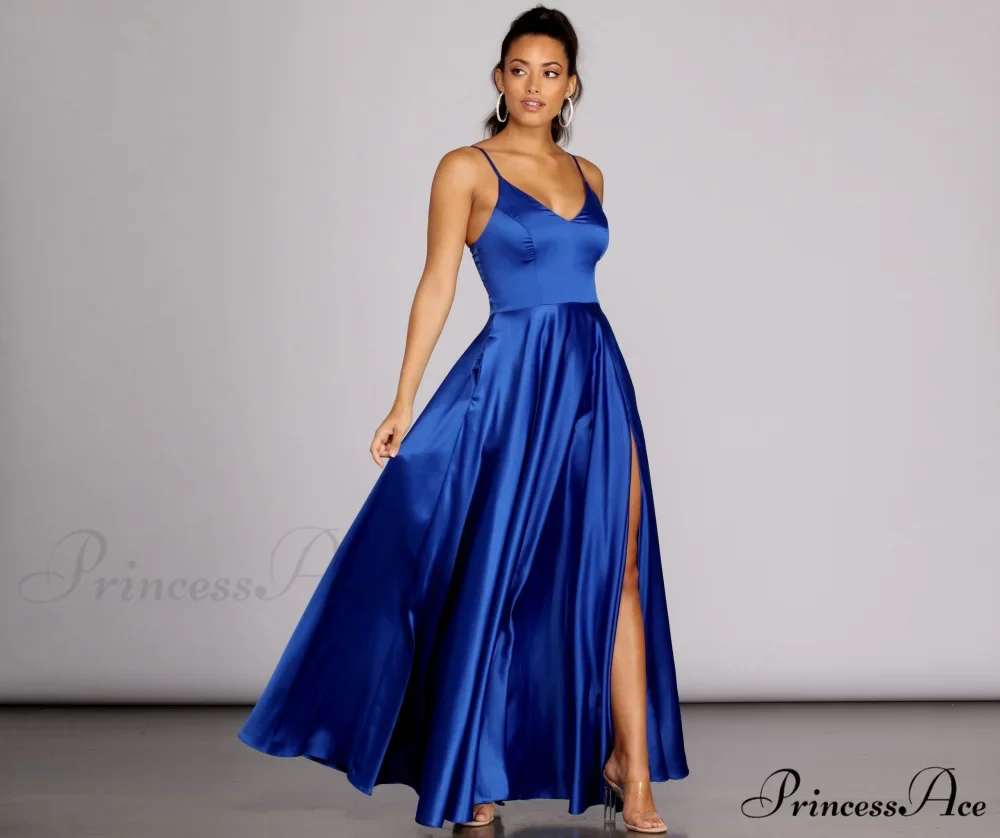 Juliet Formal Stylish High Slit Dress - Image 9