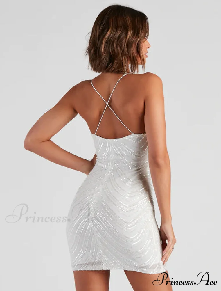 Bring The Sparkle Charming Sequin Mini Dress - Image 4