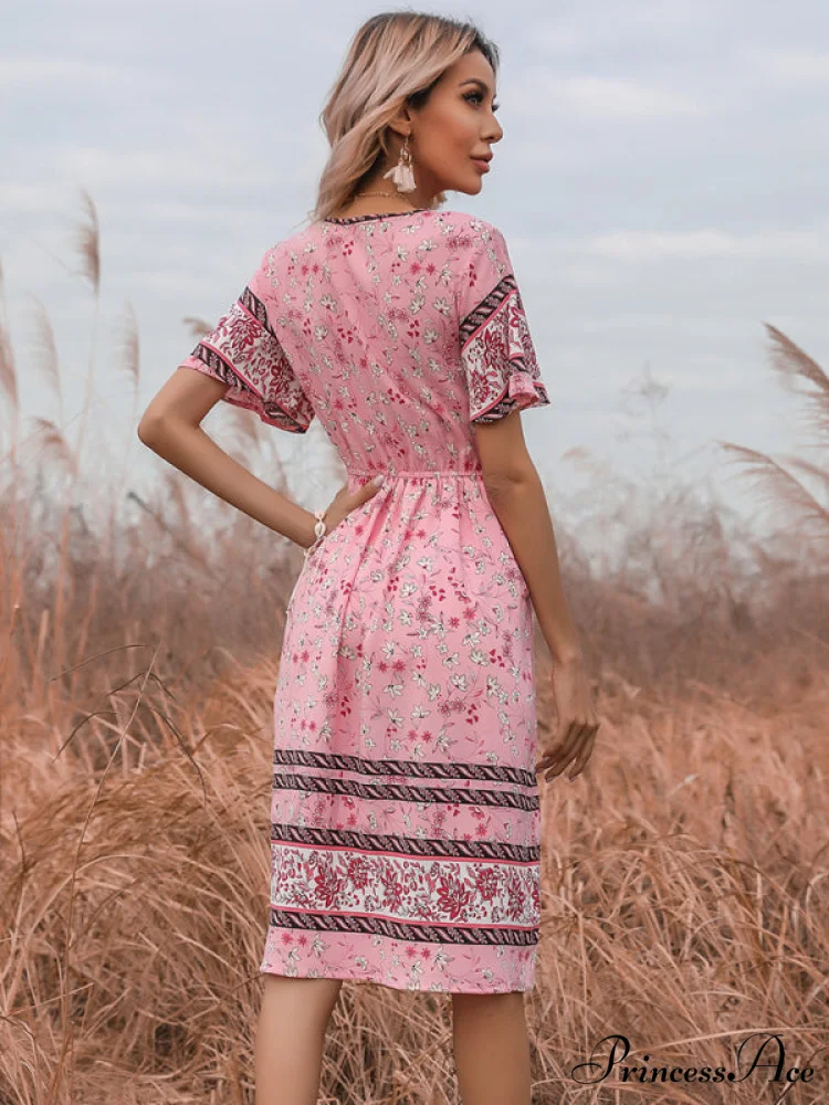 Lynette for Short-sleeve Mini Gown Women - Image 2