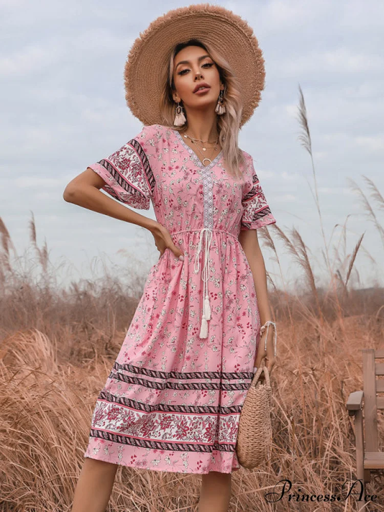 Lynette for Short-sleeve Mini Gown Women - Image 3