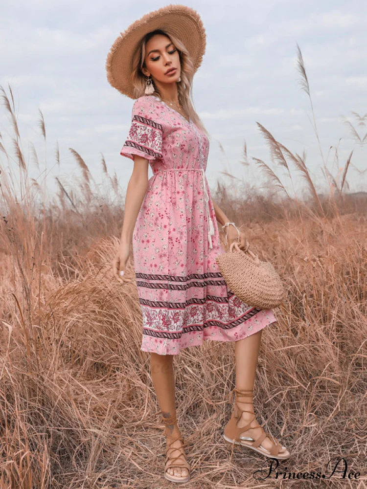 Lynette for Short-sleeve Mini Gown Women - Image 5