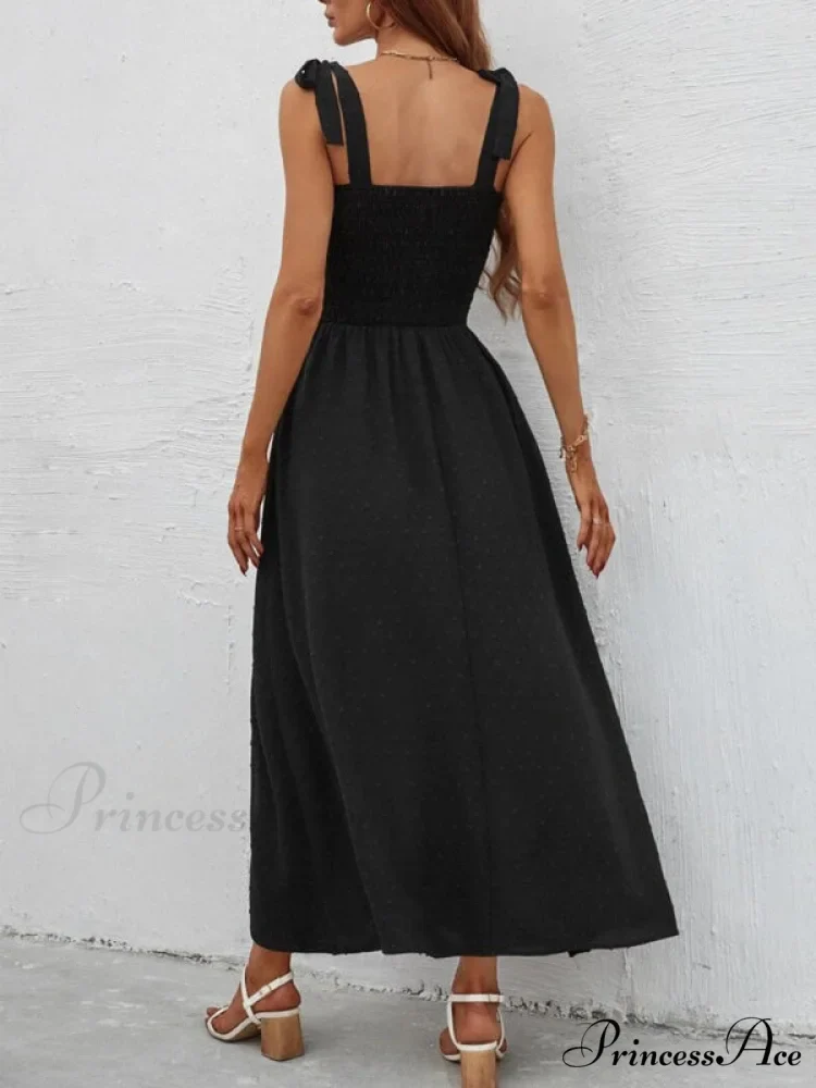 for Flowered Design Tiered Gown Smocked Women - Image 14