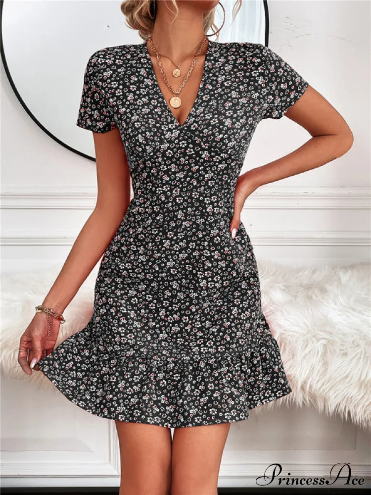 for V Arm Patterned Brief Gown Neck Woven Women - Image 9
