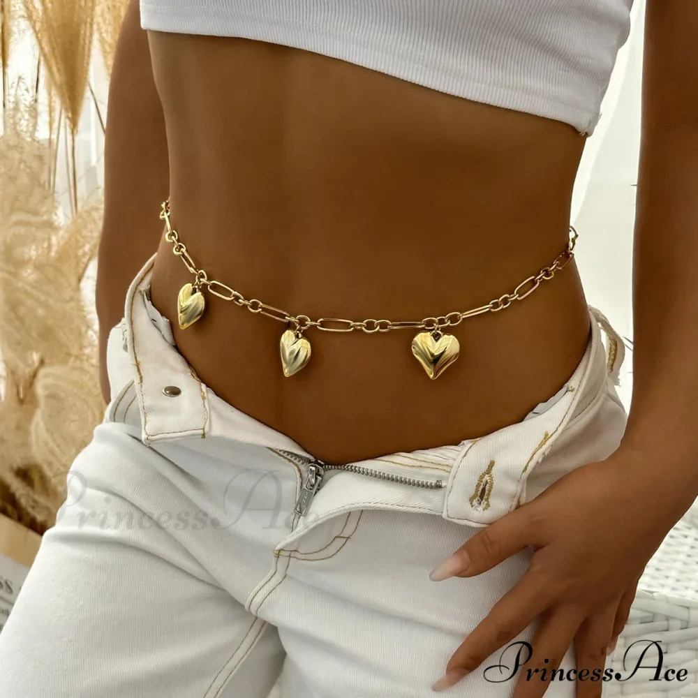 chain with Solid waist heart pendant - Image 2