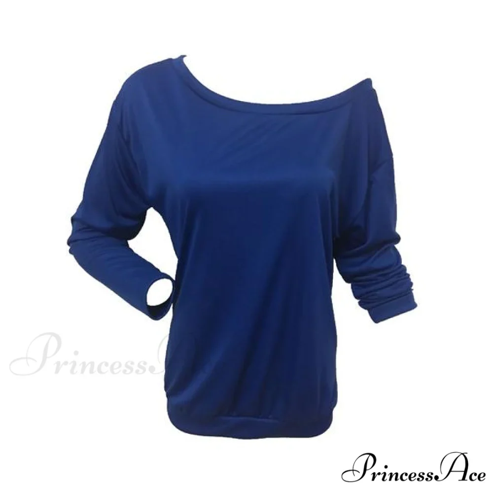 One Arm Shoulder Women's Soft Long Top - Image 2