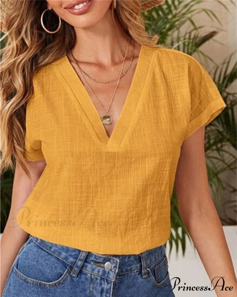 T-shirt Solid for color summer - Image 5