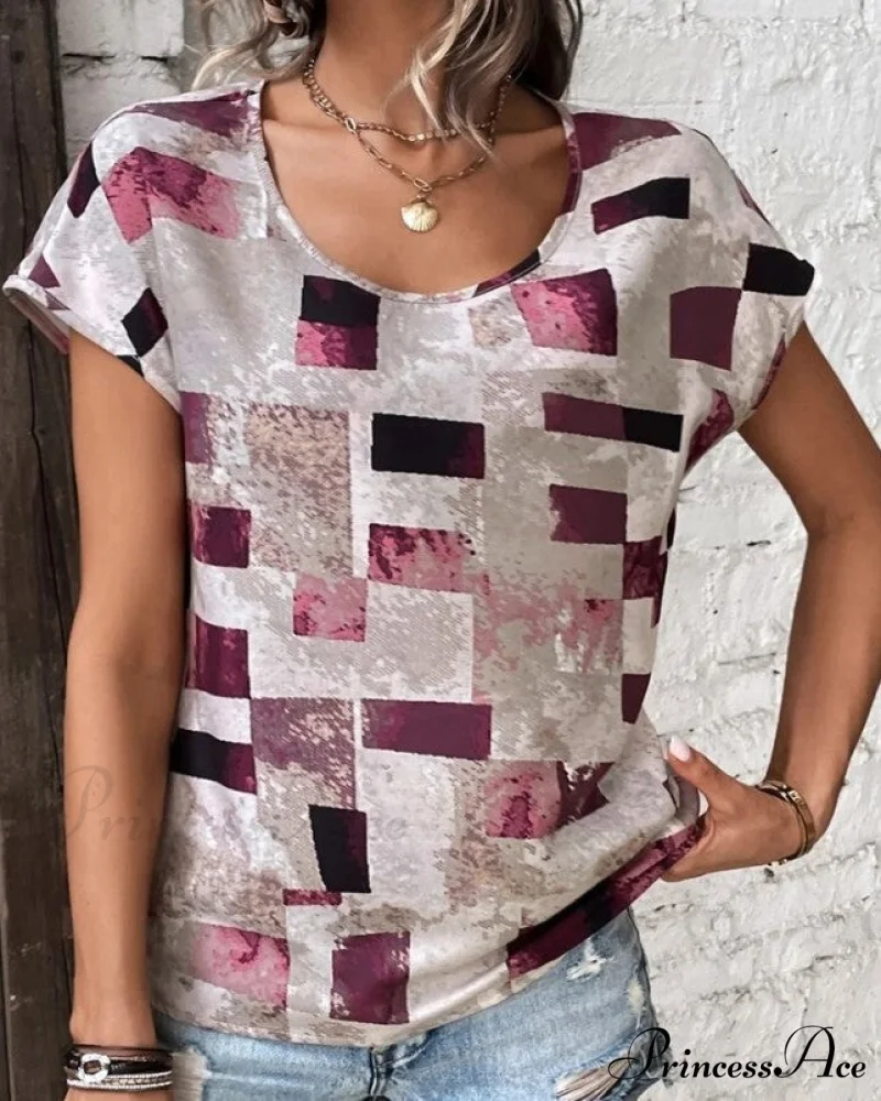 Geometric Design Tee - Image 3
