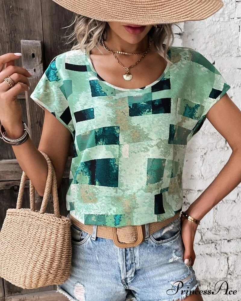 Geometric Design Tee - Image 5