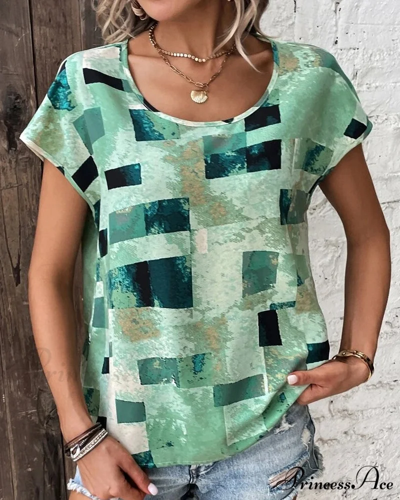 Geometric Design Tee - Image 6