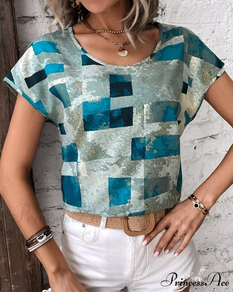 Geometric Design Tee - Image 9