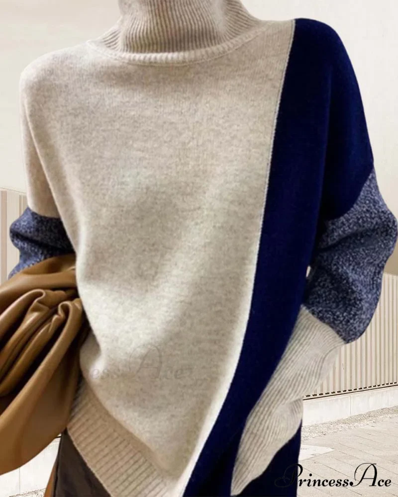 and sweater Elegant with contrast romantic colors - Image 3