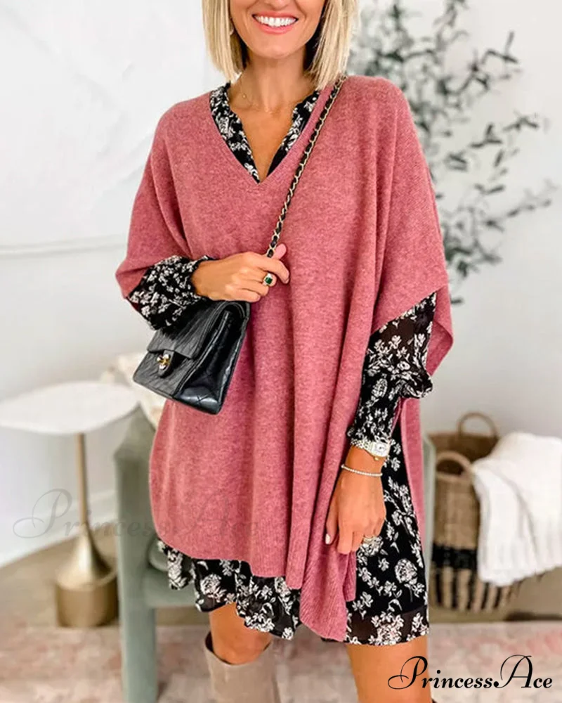 V-neck Pullover Sweater - Image 7