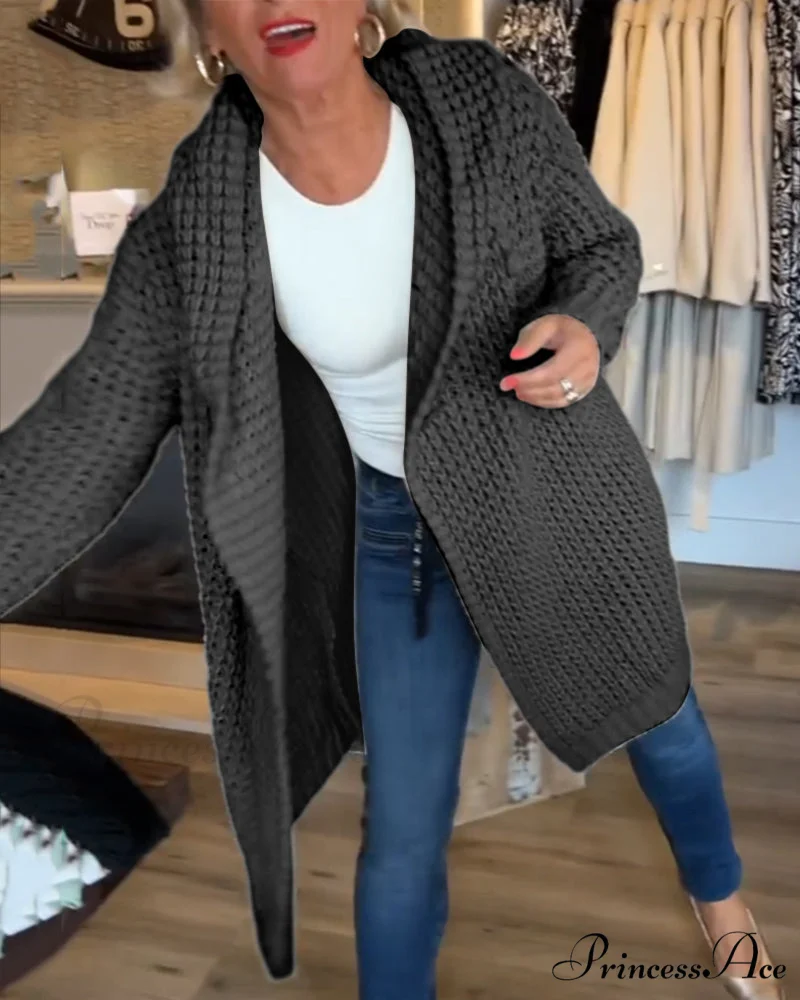 in solid Cardigan a color - Image 11
