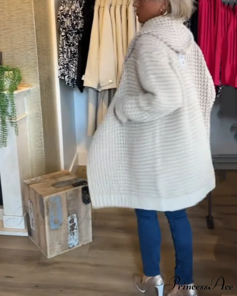 in solid Cardigan a color - Image 7